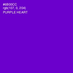 #6B00CC - Purple Heart Color Image